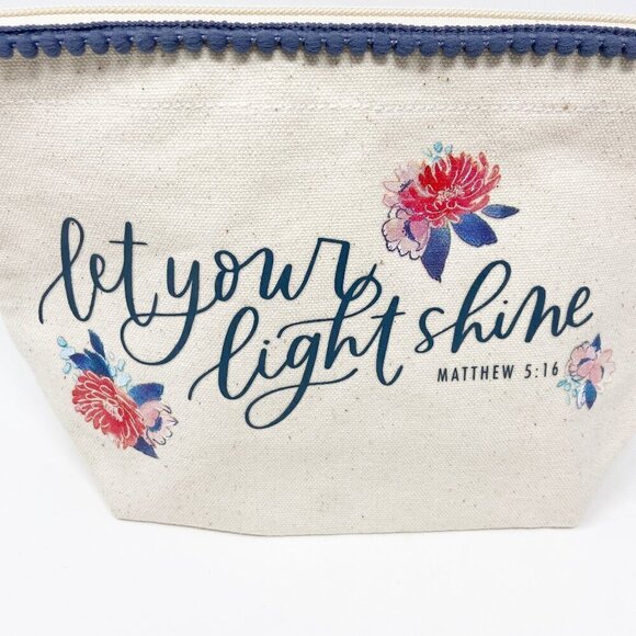DAYSPRING | Let Your Light Shine Canvas Zip Bag - Picture 6 of 9